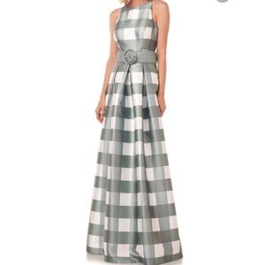 Kay Unger Jacquline Belted Gown